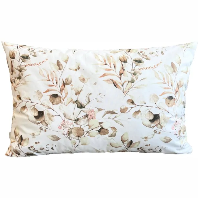 Ibenzoa Kussensloop 40 x 60 cm van Zacht Katoen met Ritssluiting, Ademend en Onderhoudsvriendelijk wit