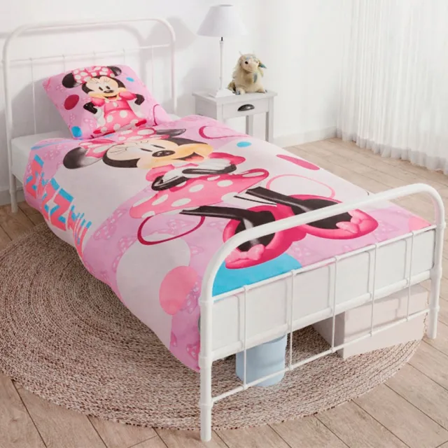 Minnie Mouse Disney Minnie Mouse - Dekbedovertrek - 140 x 200 cm. - Dekbed - eenpersoons multi colour