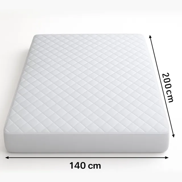decoware Waterdichte Matrasbeschermer – 140x200 cm – Ademend & Anti-Allergisch – Beschermt tegen Vlekken en Huisstofmijt Wit