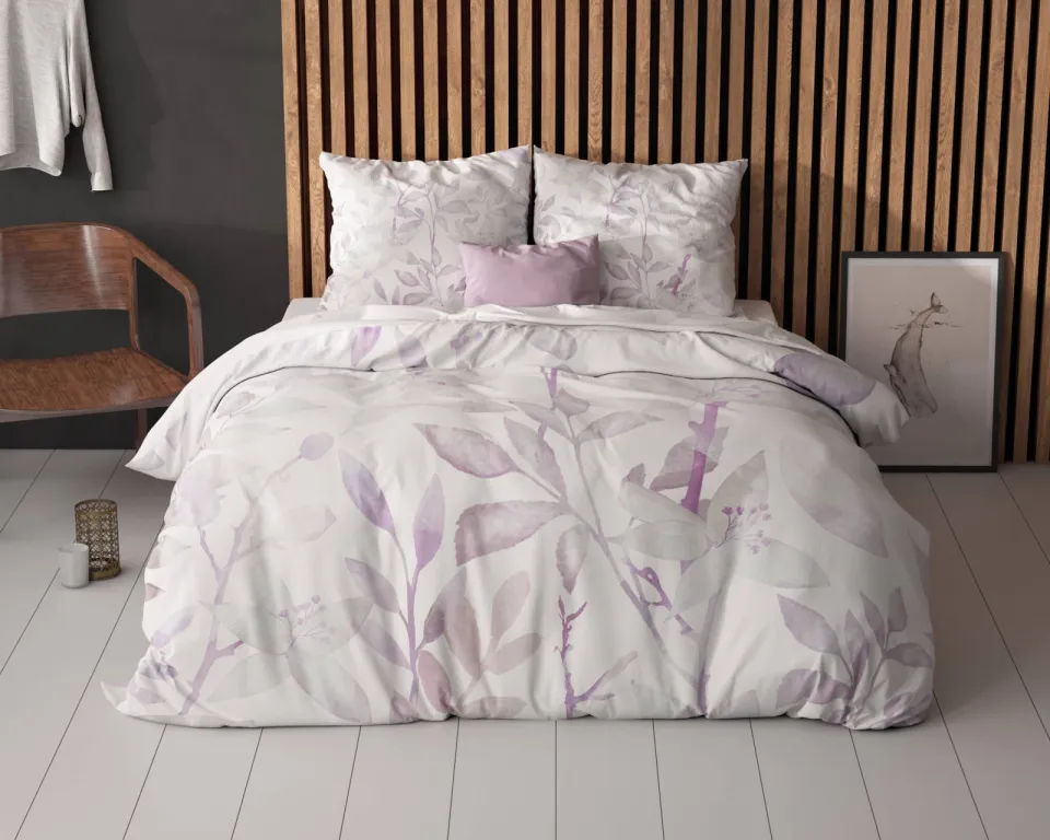 Sleeptime polyester dekbedovertrek 2-persoons (200x200 cm) wit, foto 4