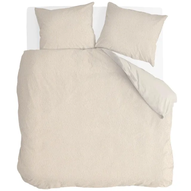 BYRKLUND Dekbedovertrek Soft & Fluffy - 200x220 - 100% Polyester - Off White