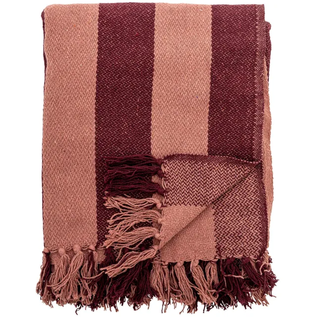 Bloomingville plaid Frello bordeaux Rood