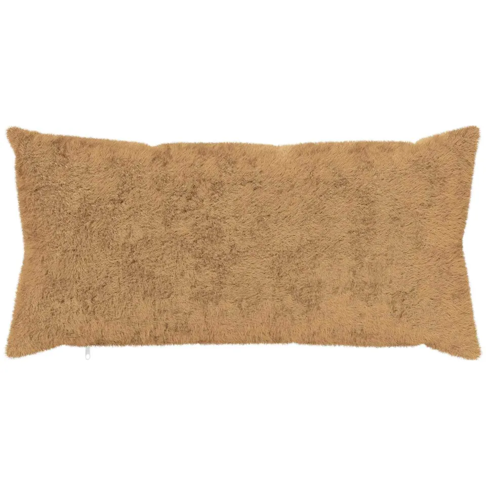 vidaXL Kussensloop 12 st HEERLEN Taupe 40 x 80 cm Nep Konijnenbont