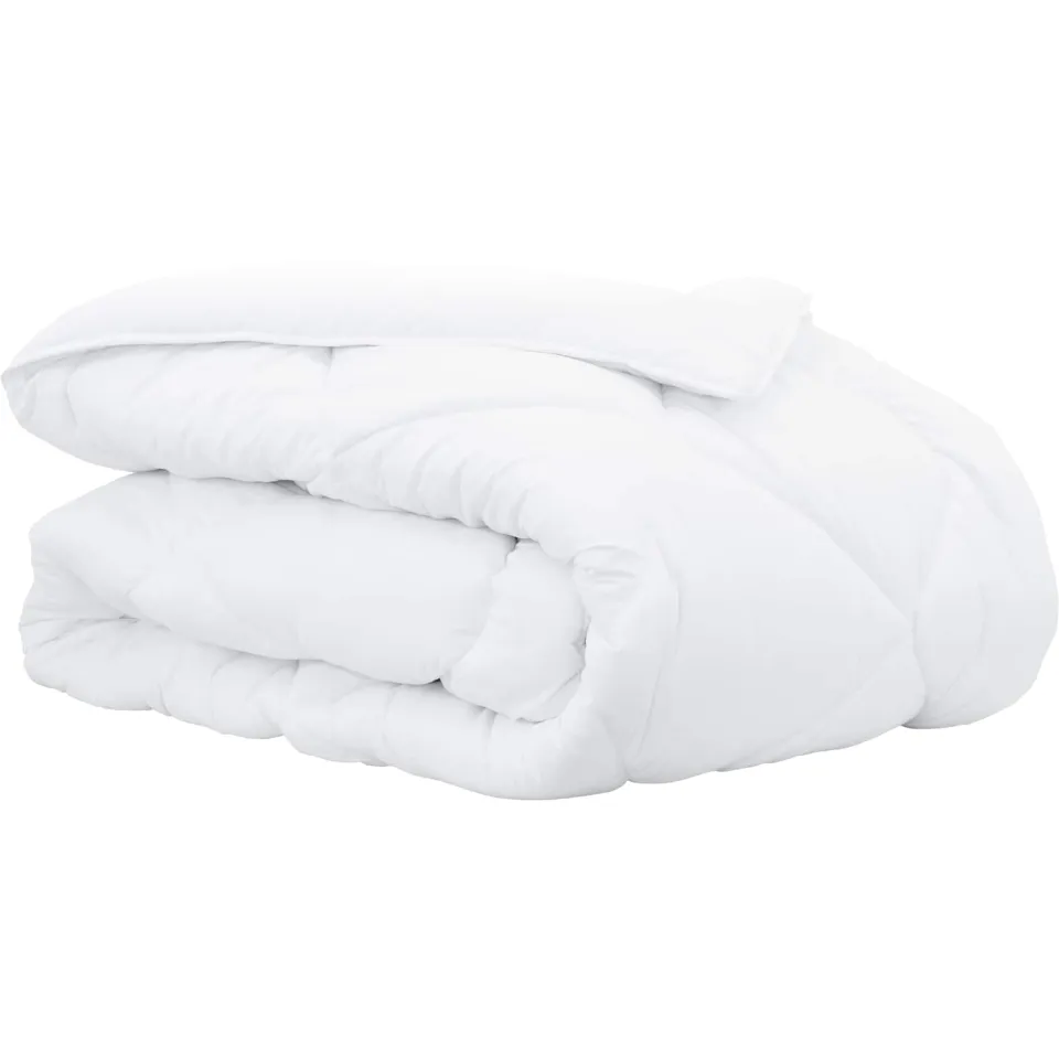 vidaXL Winter Dekbed 240 x 222 x 5 cm Winter Polyester Wit Ademend