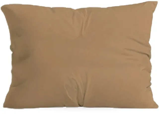 Zelesta Pure Uni kussenslopen Katoen set van 2 - Cacao Bruin - 60x70cm Cacaobruin
