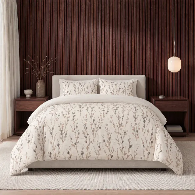 Sleeptime Benna 2 in 1 Wasbaar Dekbed zonder Overtrek - Tweepersoons 200x200 cm - Inclusief 2 Kussenslopen 60x70 cm - 100% Microvezel - Zand Benna Zand