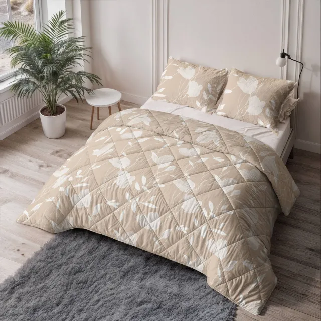Sleeptime dekbed zonder overtrek Lazy wasbaar beige, foto 2