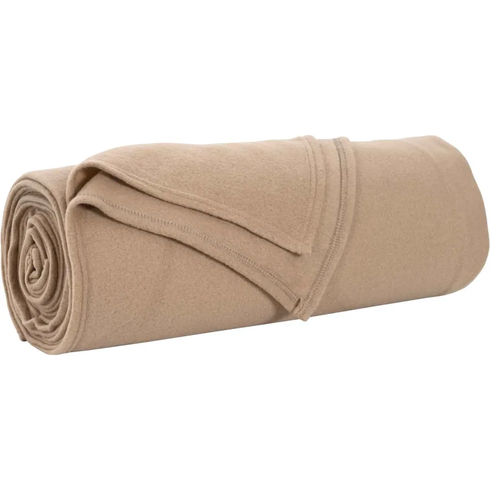 vidaXL plaid Camel 280 x 210 cm 0,8 kg Fleece Bruin