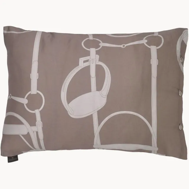 Adamsbro Satijnen kussenhoes Simple Bridle Beige