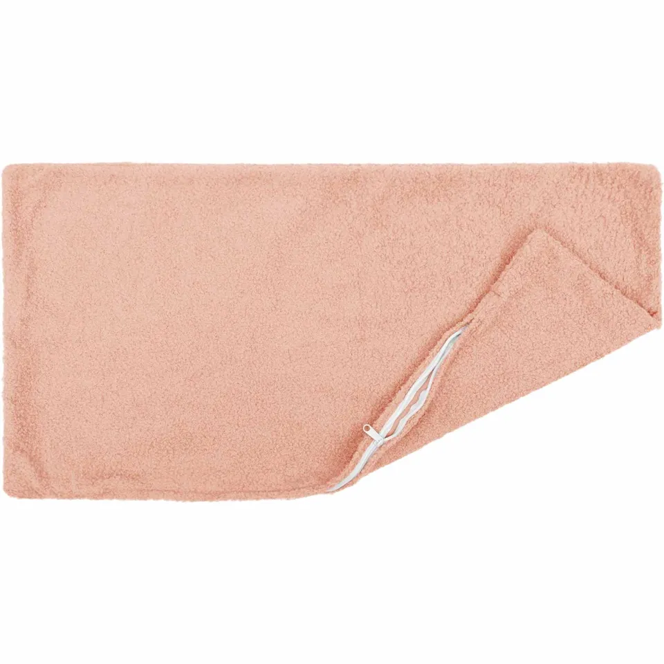 vidaXL Kussensloop 6 st HEERLEN Roze 50 x 75 cm Bouclé, foto 4