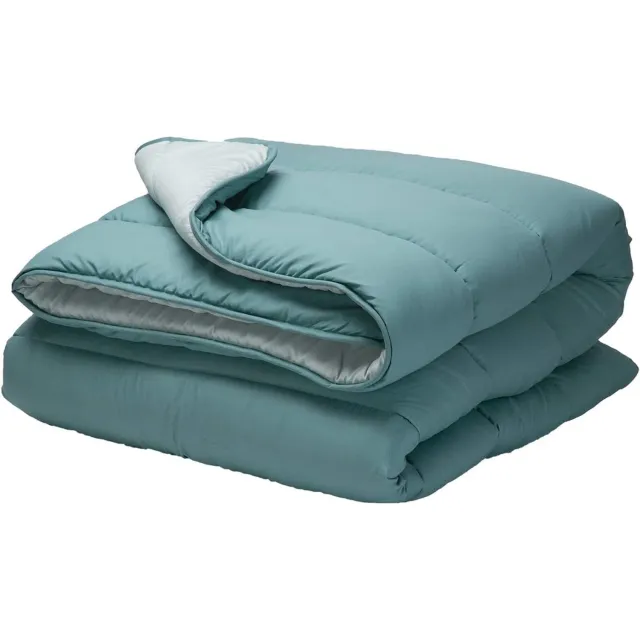 QEVA Dekbed - Dekbed zonder Overtrek - Warmtedeken - Groen - 180cm x220cm x 3cm