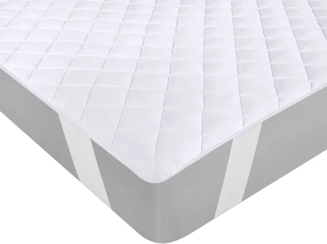 Ibenzoa Geavanceerde Matrashoesbeschermer van Microvezel, 160x200 cm - Zachte Bescherming en Comfort wit
