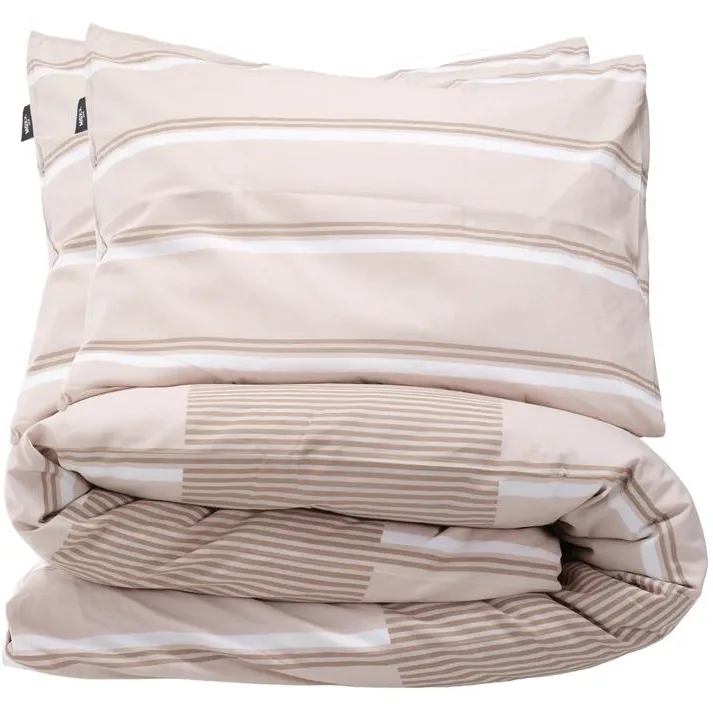 Mexx Home katoenen dekbedovertrek - beige Beige, zand