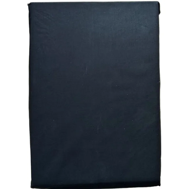 Brighton/Acanthus Percale Katoenen Hoeslaken - 90x220 cm - Eenpersoons - Hoekhoogte 28 cm - Zwart - Fris & Ademend - Restant Actie!