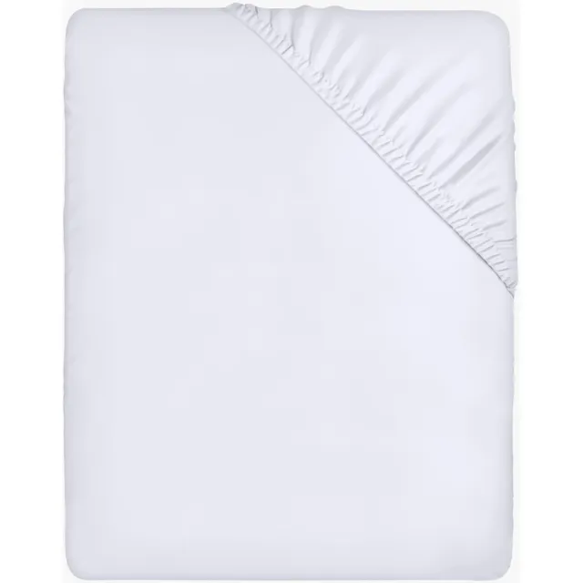 Dexo Molton 180x200 - Hoeslaken 180 x 200 - Wit - 180cm x 200cm x 35cm
