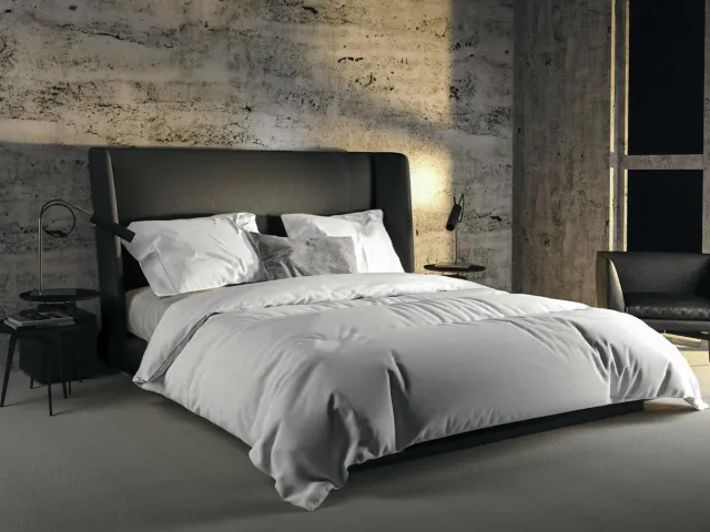 Yellow Velvet Touch Dekbedovertrek - Eenpersoons - 140x200/220 cm - Optical White