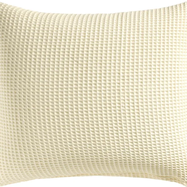Heckettlane Wafel Kussensloop - Geel - 60x70cm - Geel