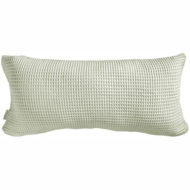 Heckettlane Kussensloop Wafel - Kussenhoes van 40x80 cm - 1 stuk - 100% Katoen - Groen