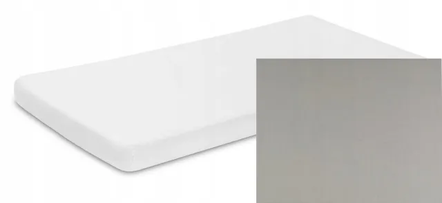 Olka Jersey Hoeslaken Ledikant 120x60 cm Wit
