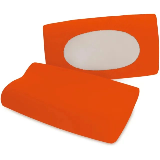 schlafgut Pure flexible Kussensloop S-XL 269 Red Mid Rood