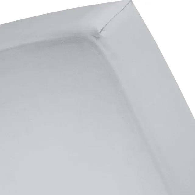 Cinderella Weekend Hoeslaken - Geschikt voor Boxspring - Katoen - 160x200 cm - tot 35 cm matrashoogte - Licht Grijs Light Grey