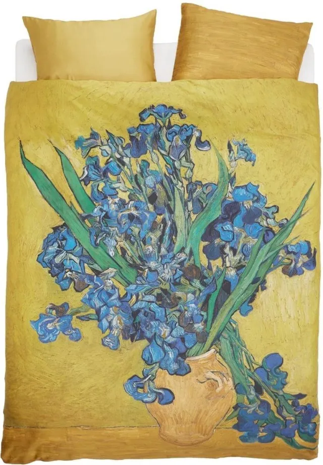 Beddinghouse x Van Gogh Museum Irises dekbedovertrek - Geel