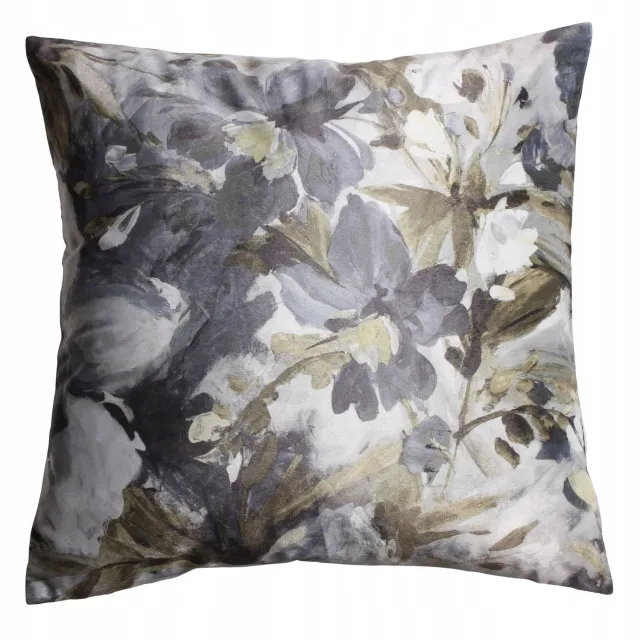 Splendid Decoratieve Kussenhoes MORI 45x45cm - Artistieke Bloemprint Meerkleurig