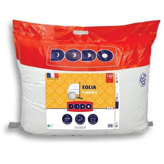 Dodo Temperatuurregulerend dekbed 300 g/m² - EOLIA - 140 x 200 cm - Wit