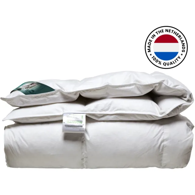 Ten Cate 15/85E Oostenrijks Dekbed met Dons - 240x220 cm - 15% Eendendons - Ademend - Vochtregulerend Wit