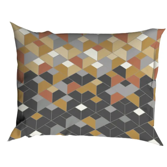 Satin d'Or Scoop Dekbedovertrek - Eenpersoons - 140x200/220 cm - Bruin