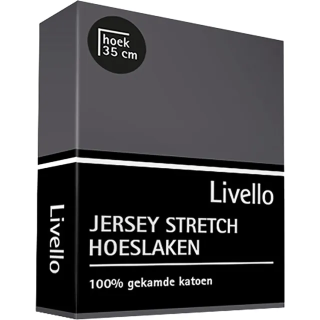 Livello Hoeslaken Jersey Dark Grey 90x200