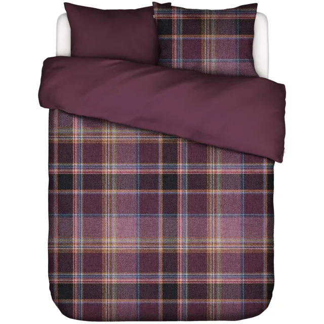 Essenza Meau Dekbedovertrek Lyocell-Katoenmix Mauve wine