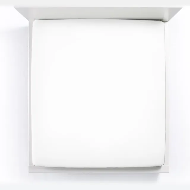 Bella Donna La Piccola Topperhoeslaken - wit-1000 160x200