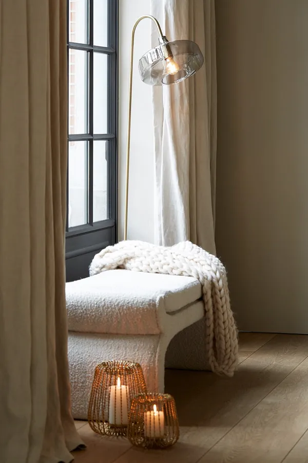 Light & Living Plaid 'Knitted', creme, foto 5