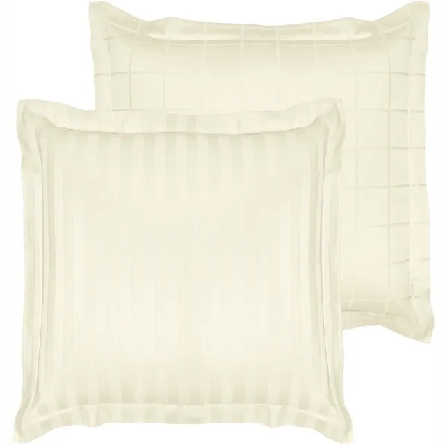 De Witte Lietaer Kussensloop Zygo Ivory - 50 x 70 cm - Gebroken wit - Katoen Satijn