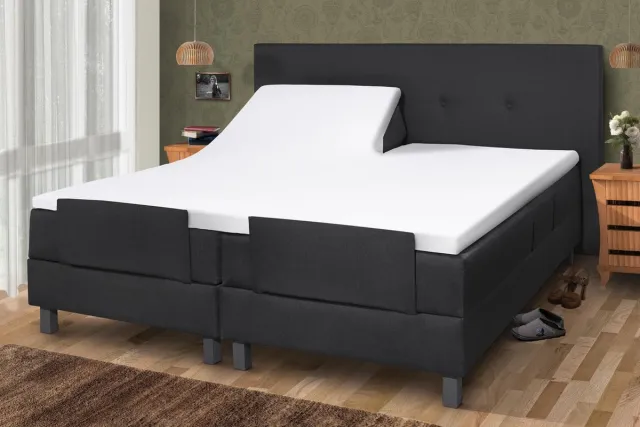 Happybed Hoeslaken White Hoeslaken - 100% katoen - 160/180x200/220 cm - Onderlaken - Verfijnd jerseykatoen - Ademend katoen - Perfecte pasvorm