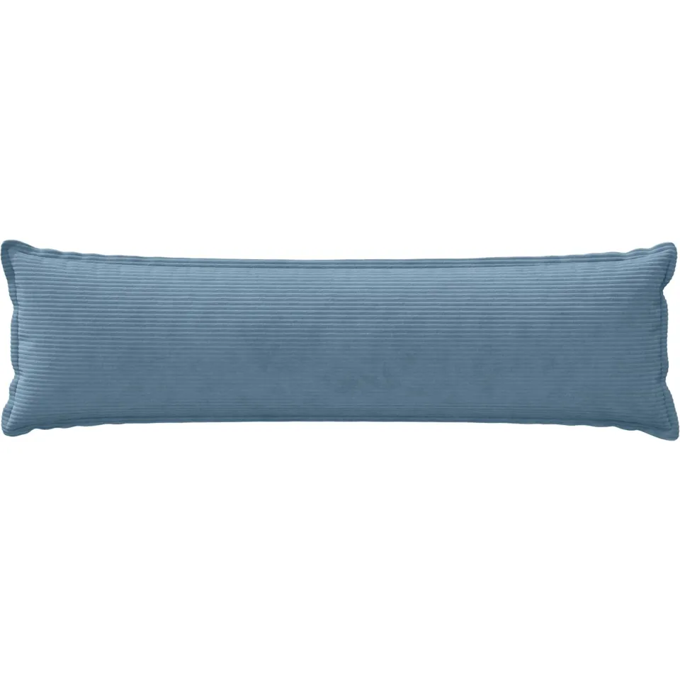 vidaXL Kussensloop HOUTEN Blauw 40 x 145 cm corduroy