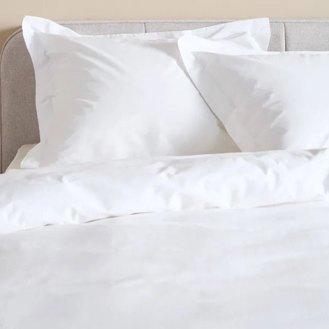 Studio LIVIT percale katoenen kussensloop wit, foto 2