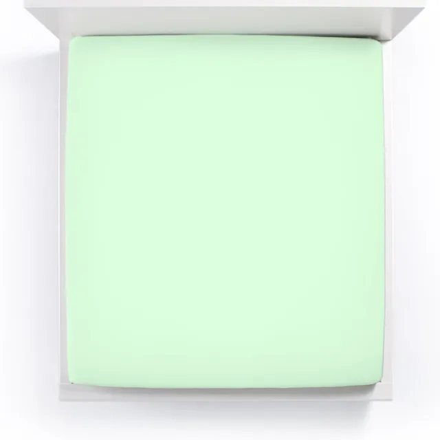 Bella Donna Hoeslaken Jersey Eenpersoons mint-0524 90/190-100/220 Groen