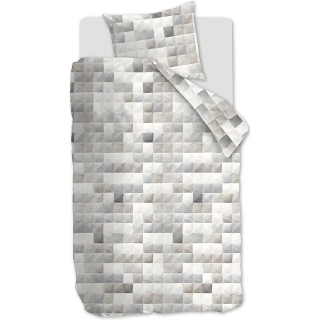 Ariadne At Home Colours - Dekbedovertrek - Lits-jumeaux - 240x200/220 cm - Natural Naturel / off-white