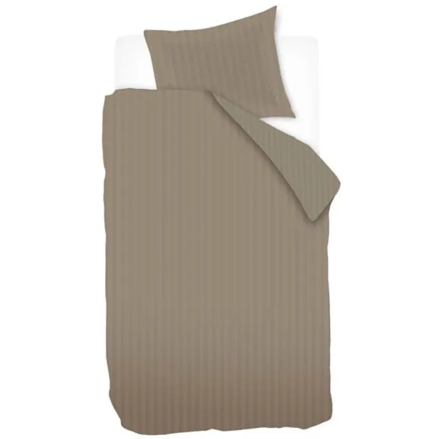 Ivorlyn Kent Dekbedovertrek - Dark Taupe