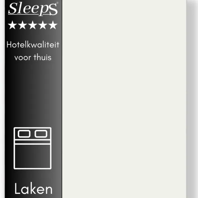 Sleeps Lakens Katoen Ivoor - 100% Katoen - Hoogwaardig Hotelkwaliteit - Heerlijk Zacht