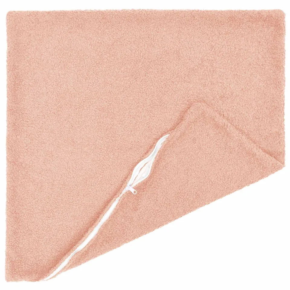 vidaXL Kussensloop 2 st HEERLEN Roze 65 x 65 cm Bouclé, foto 4