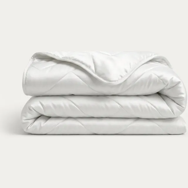 Dekbed-Discounter Presence Zomer Dekbed 200 x 220 cm - Katoen-Satijn - Zomerdekbed - Wassen op 30 graden - Warmteklasse 4 - Wit