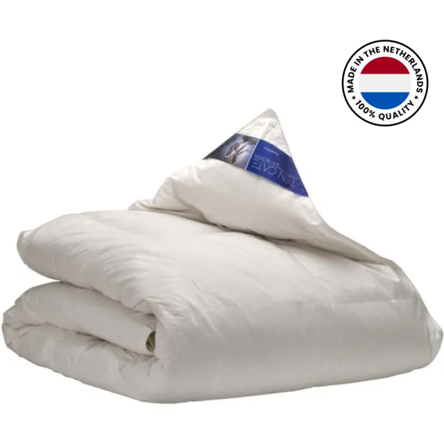 Ten Cate 90/10 Eendendonzen 4-Seizoenen Dekbed - 200x200 cm - Luxe Eendendons - Ademend - Vochtregulerend Wit