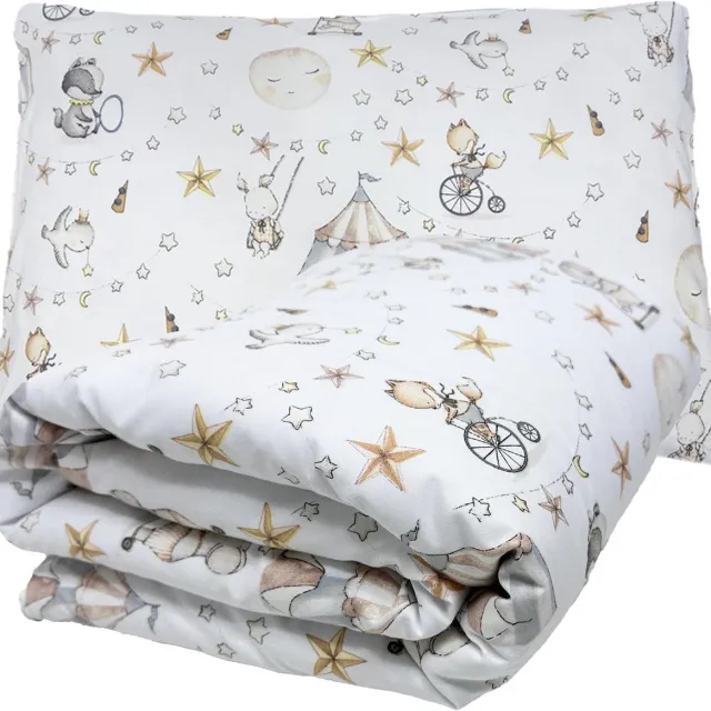 Unyqoos ® Kleurrijk Kinderbeddengoed voor Meisjes en Jongens met Circusontwerp