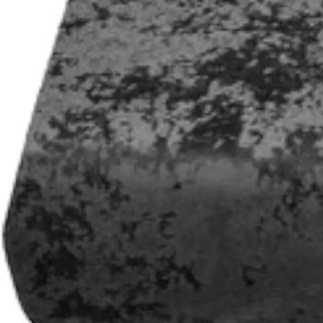 Velvet Couture Crushed Velvet Hoeslaken - 140x200 - 30CM Hoekhoogte - Zwart