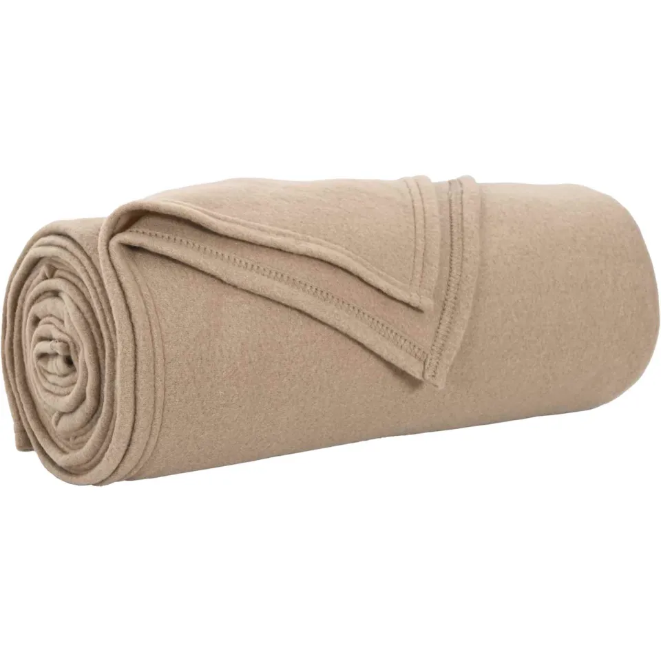 vidaXL Kleden 24 st Camel 270 x 240 cm 21,77 kg Fleece Bruin