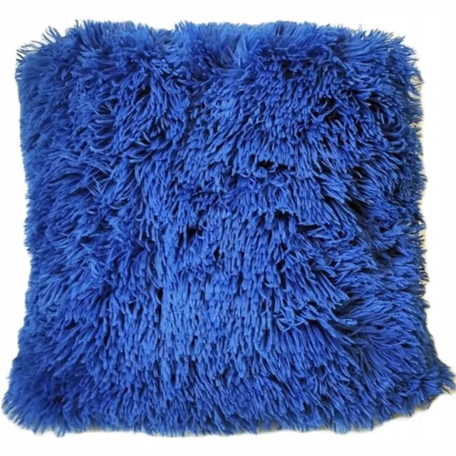 Granda Blauwe Kobalt Kussenhoes 40x40 - Zacht Vacht & Rits