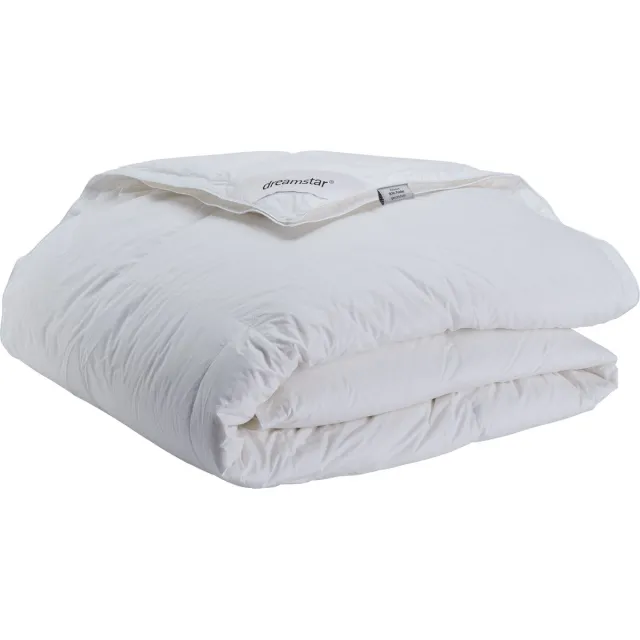 Dreamstar Dekbed Xclusive 90% Poolse Ganzendons 240x220 4-seizoenen Wit
